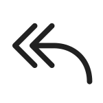 Arrow Reply All SVG Icon